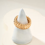 [LUXE JEWELRY] CLASH 9.2MM DOUBLE ROW RING