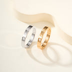 [LUXE JEWELRY] LOVE RING 4MM 1 DIAMOND
