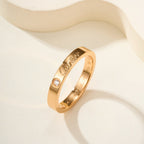 [LUXE JEWELRY] LOVE RING 4MM 1 DIAMOND