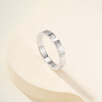 [LUXE JEWELRY] LOVE RING 4MM 1 DIAMOND