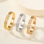 [LUXE JEWELRY] LOVE RING 2.65MM DIAMOND
