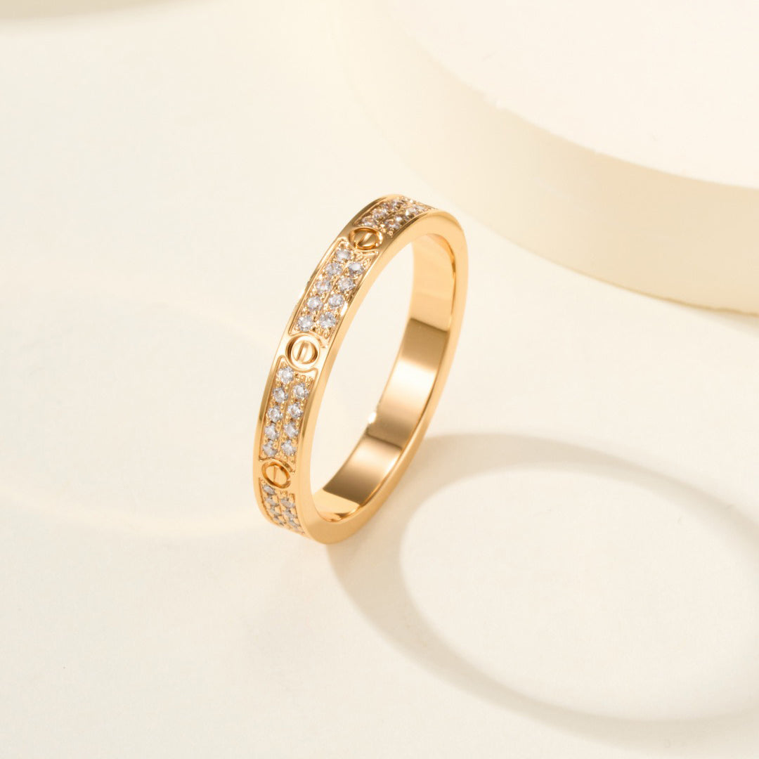 [LUXE JEWELRY] LOVE RING 2.65MM DIAMOND