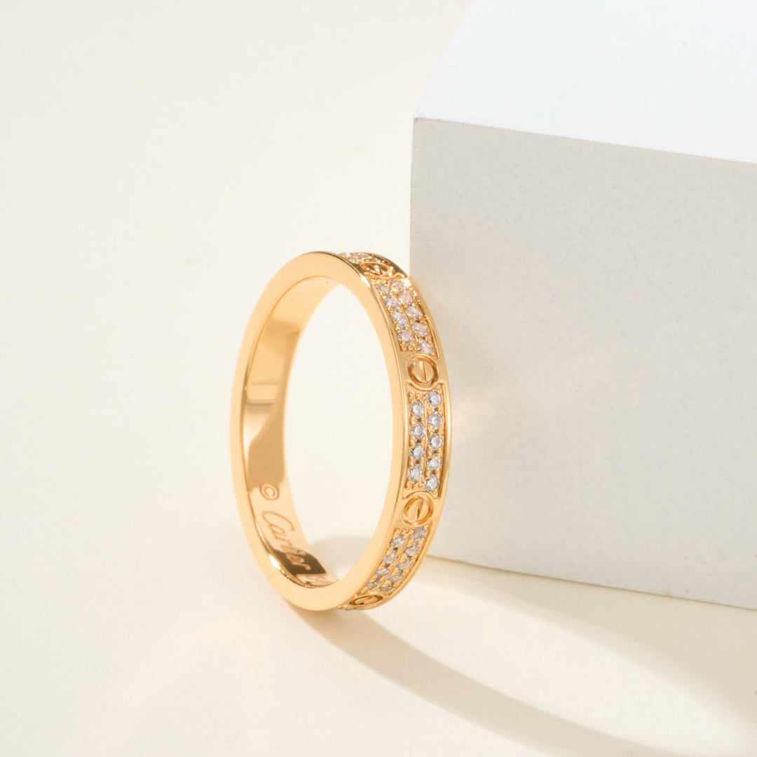 [LUXE JEWELRY] LOVE RING 2.65MM DIAMOND