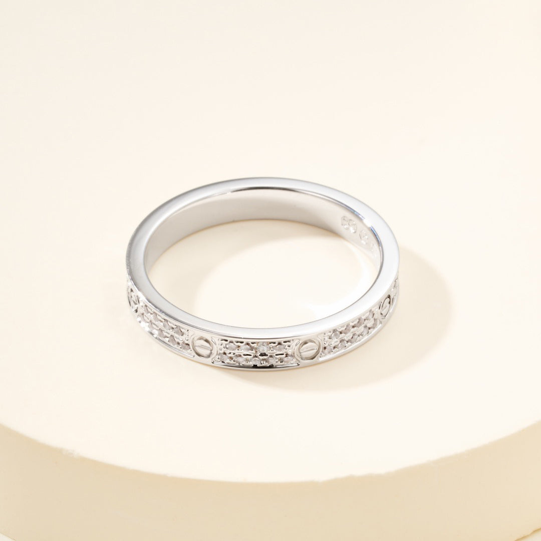 [LUXE JEWELRY] LOVE RING 2.65MM DIAMOND