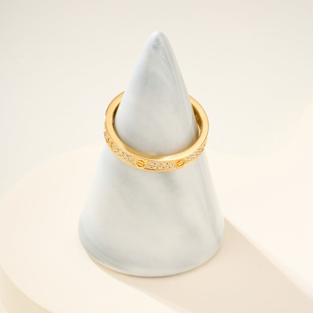 [LUXE JEWELRY] LOVE RING 2.65MM DIAMOND