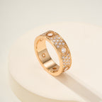 [LUXE JEWELRY] LOVE 5.5MM FULL-PAVE 6-DIAMOND RING