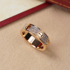 [LUXE JEWELRY] LOVE RING 5.5MM DIAMONDS PAVED