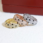 [LUXE JEWELRY] PANTHERE SPOTTED FULL DIAMOND RING
