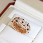[LUXE JEWELRY] PANTHERE SPOTTED FULL DIAMOND RING