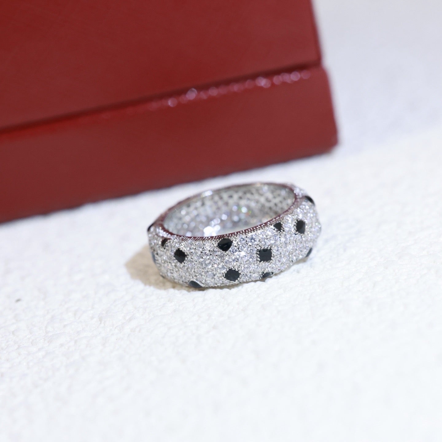 [LUXE JEWELRY] PANTHERE SPOTTED FULL DIAMOND RING
