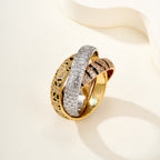 [LUXE] TRINITY  RING LEOPARD PRINT