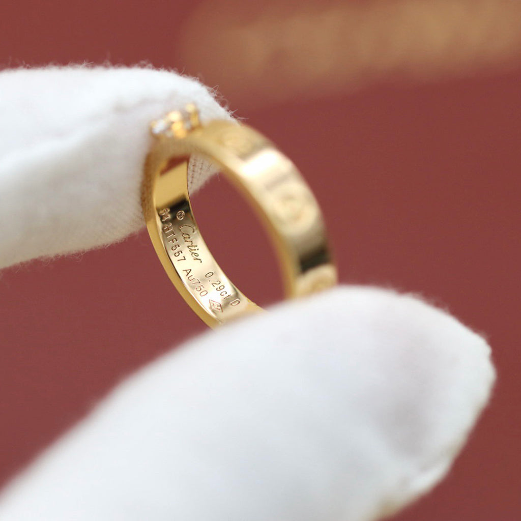 [LUXE JEWELRY] LOVE RING 3.6MM 1 BIG DIAMOND