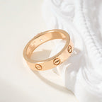 [LUXE JEWELRY] LOVE RING 3.6MM 1 BIG DIAMOND