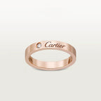 [LUXE JEWELRY] LOVE RING 4MM 1 DIAMOND