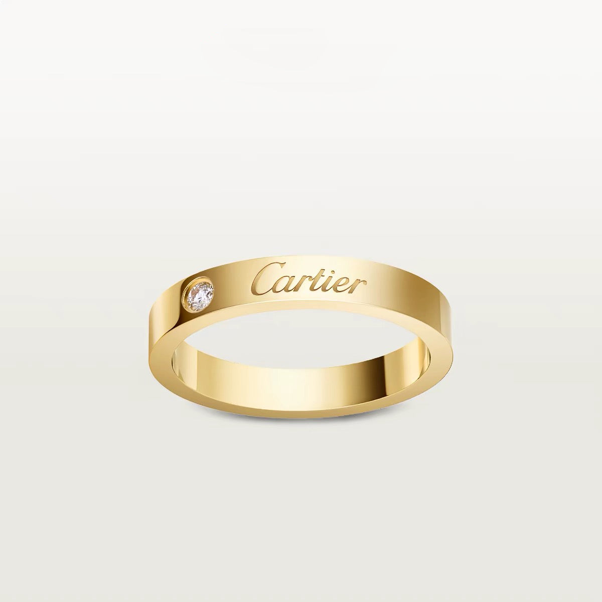 [LUXE JEWELRY] LOVE RING 4MM 1 DIAMOND