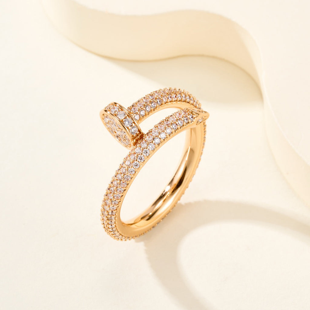 [LUXE JEWELRY] JUSTE RING 2.6MM FULL DIAMOND
