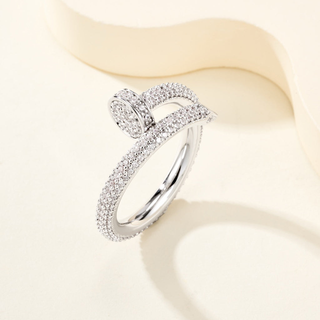 [LUXE JEWELRY] JUSTE RING 2.6MM FULL DIAMOND