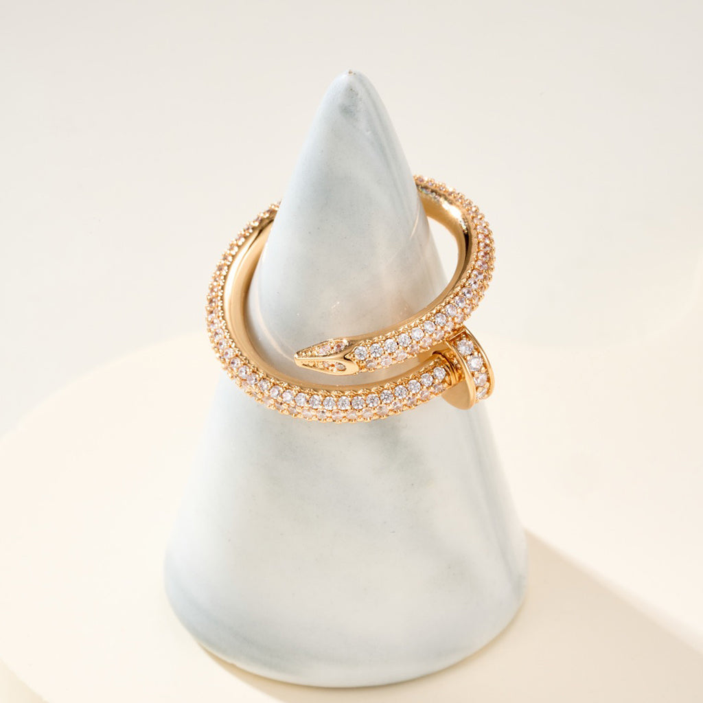 [LUXE JEWELRY] JUSTE RING 2.6MM FULL DIAMOND