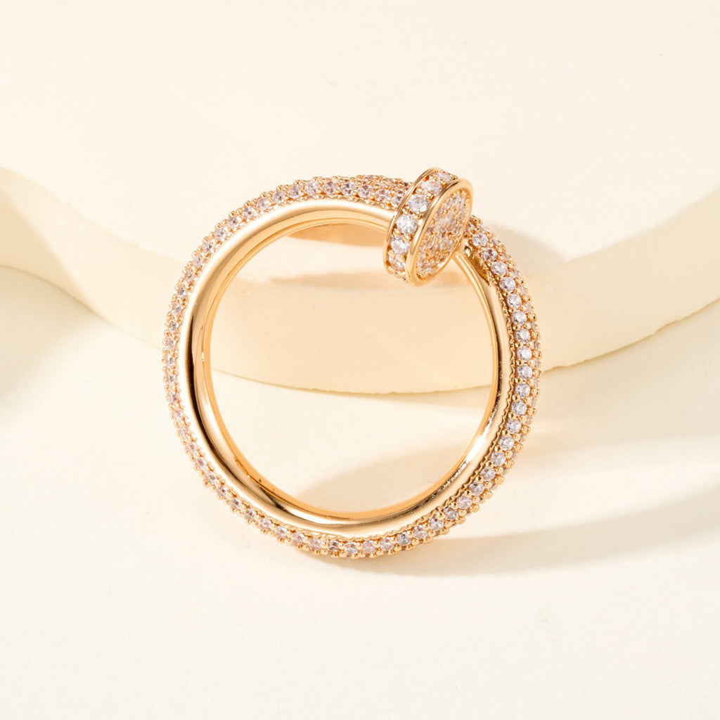 [LUXE JEWELRY] JUSTE RING 2.6MM FULL DIAMOND