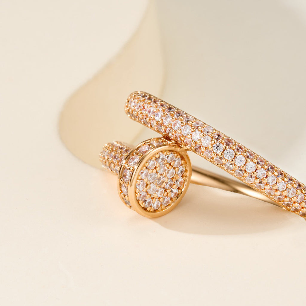 [LUXE JEWELRY] JUSTE RING 2.6MM FULL DIAMOND