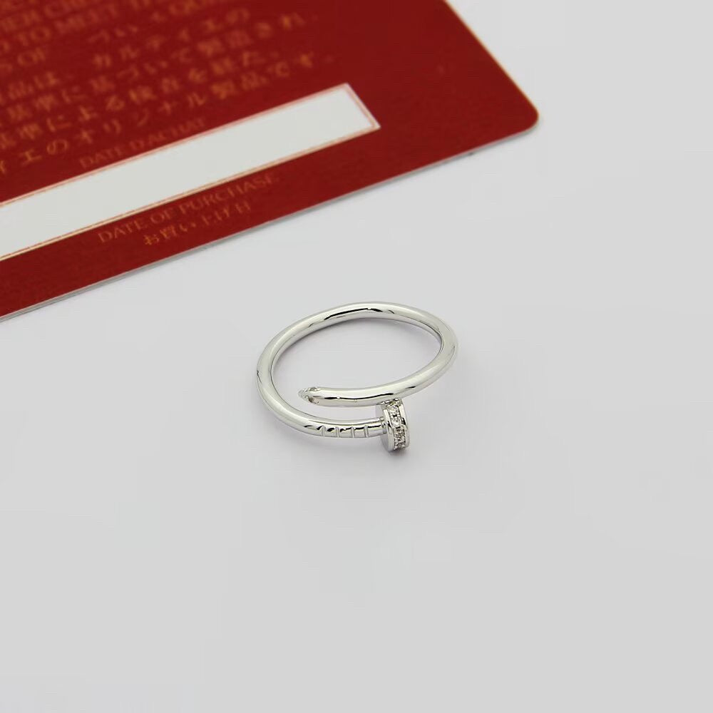 [LUXE JEWELRY] JUSTE 1.8MM HALF DIAMOND RING