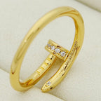 [LUXE JEWELRY] JUSTE 1.8MM HALF DIAMOND RING