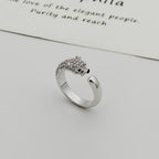 [LUXE JEWELRY] PANTHERE HALF DIAMOND SMALL RING