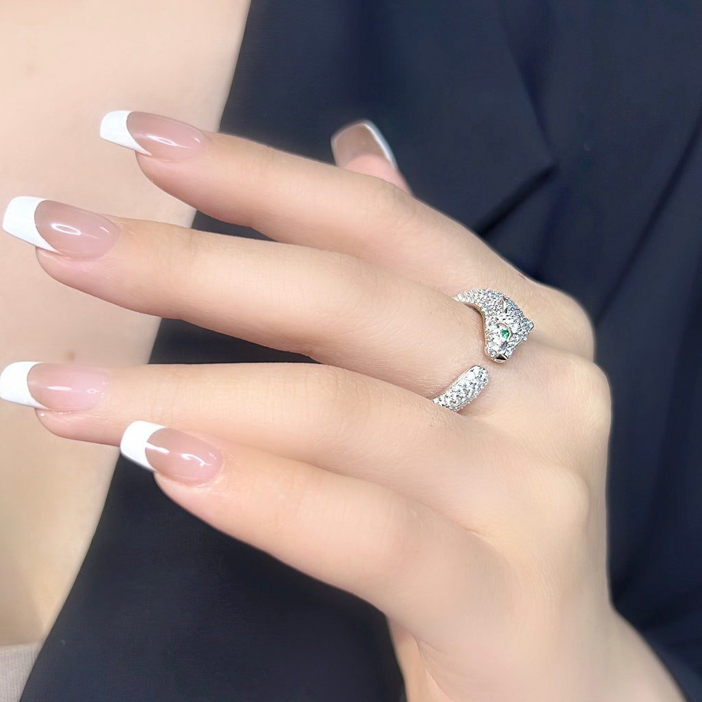 [LUXE JEWELRY] PANTHERE FULL DIAMOND SMALL RING