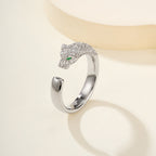 [LUXE JEWELRY] PANTHERE HALF DIAMOND SMALL RING