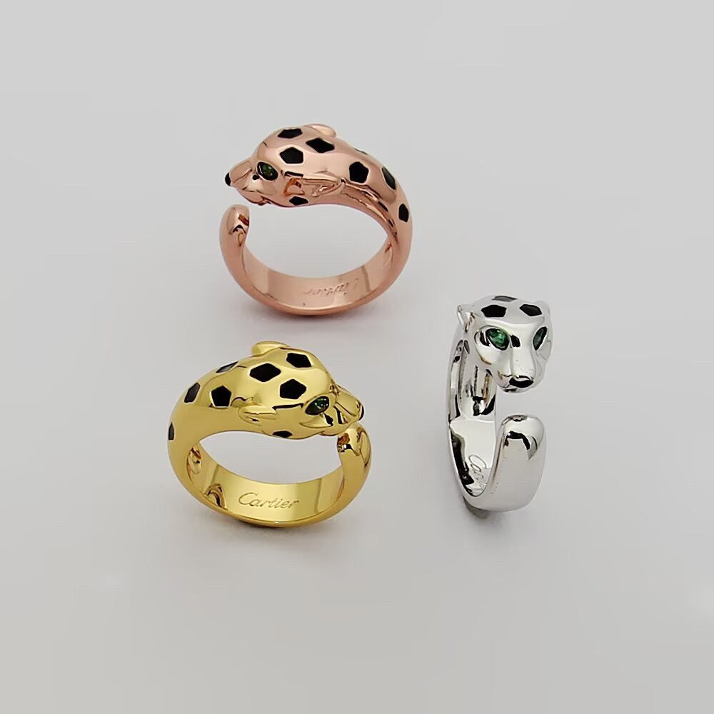 [LUXE JEWELRY] PANTHERE SPOTTED MEDIUM RING