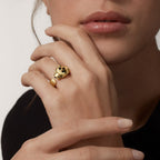 [LUXE JEWELRY] PANTHERE SPOTTED MEDIUM RING