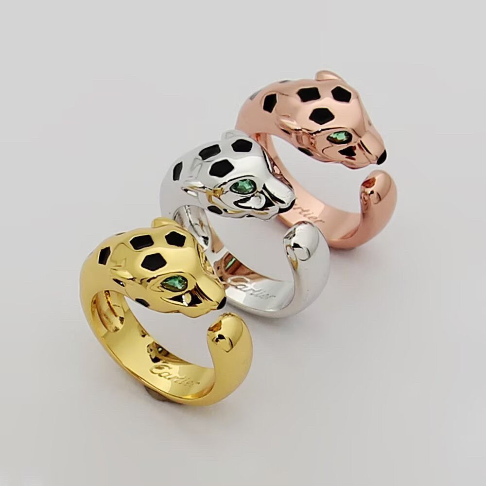 [LUXE JEWELRY] PANTHERE SPOTTED MEDIUM RING