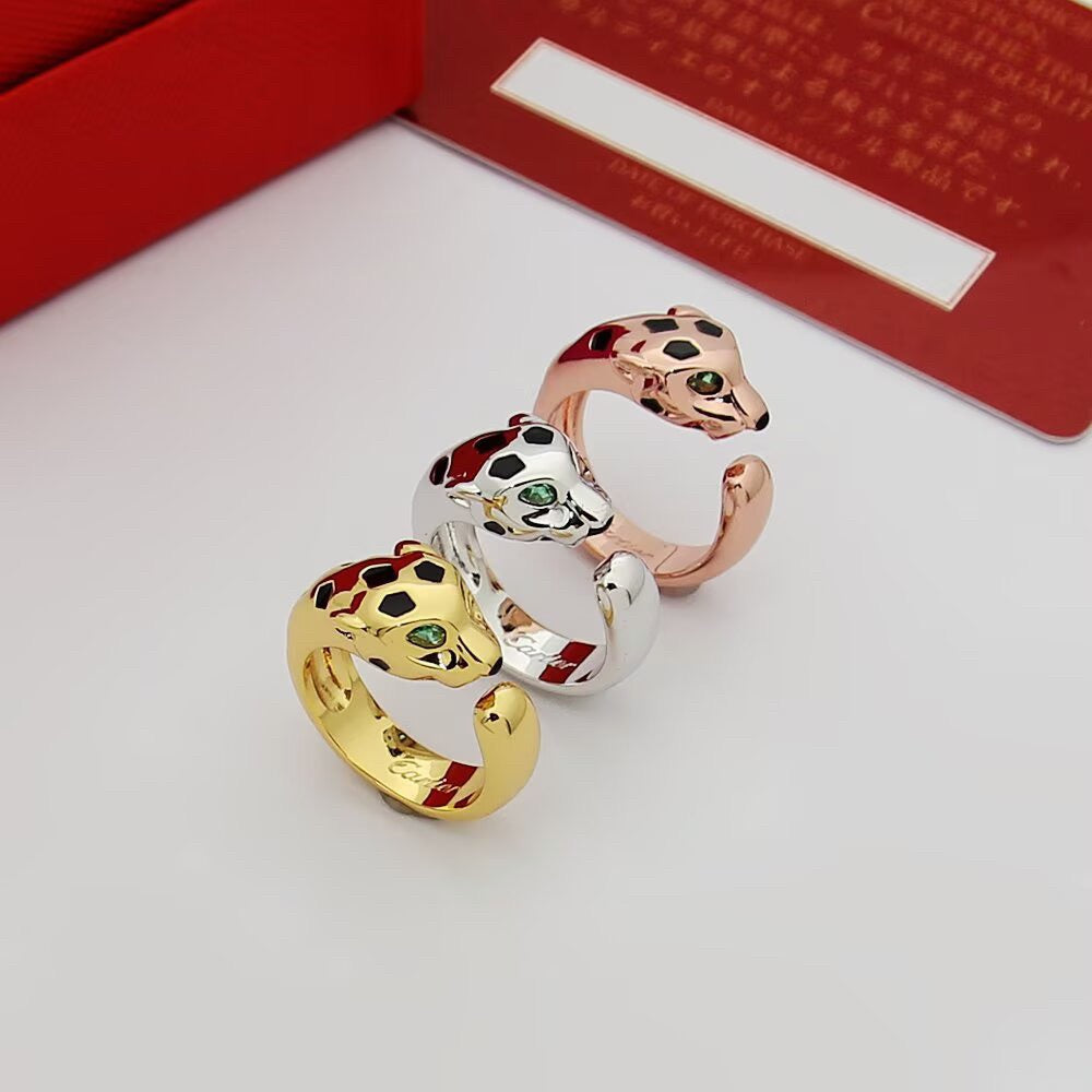 [LUXE JEWELRY] PANTHERE SPOTTED MEDIUM RING