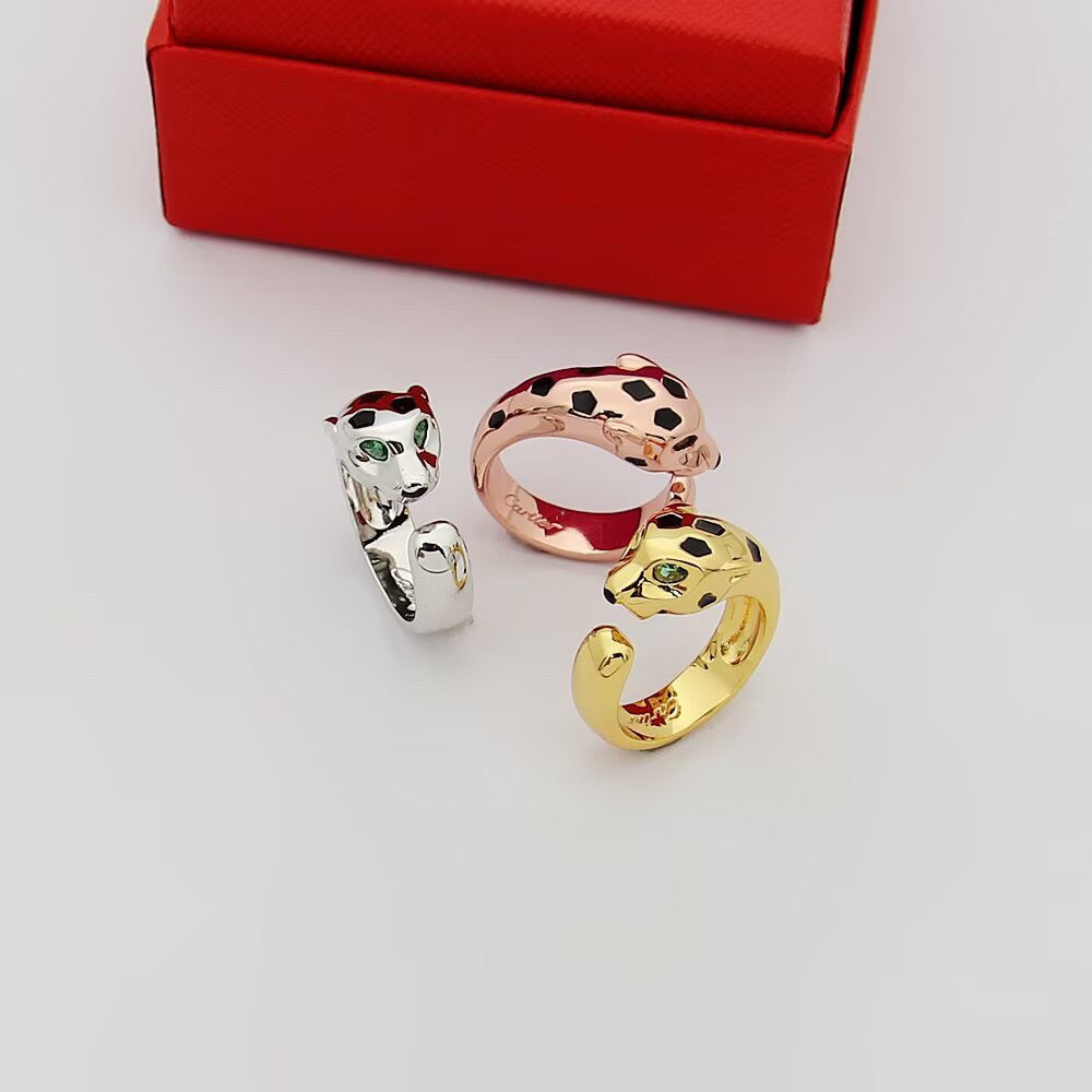 [LUXE JEWELRY] PANTHERE SPOTTED MEDIUM RING