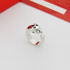 [LUXE JEWELRY] PANTHERE SPOTTED MEDIUM RING