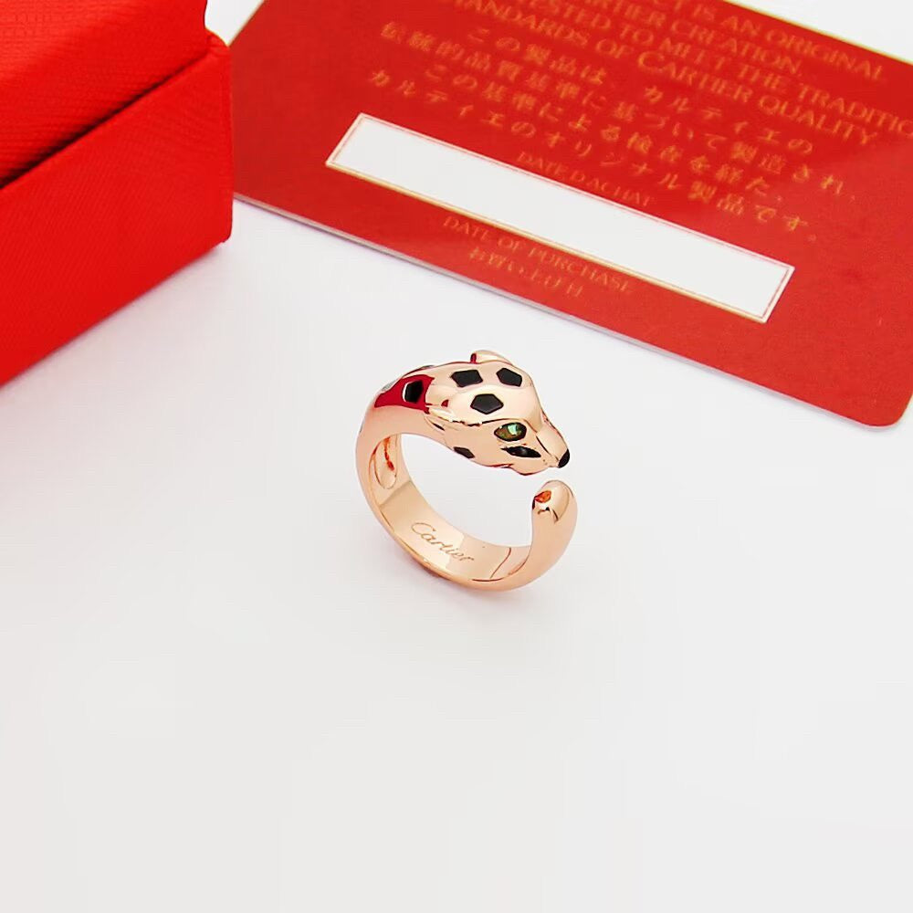 [LUXE JEWELRY] PANTHERE SPOTTED MEDIUM RING