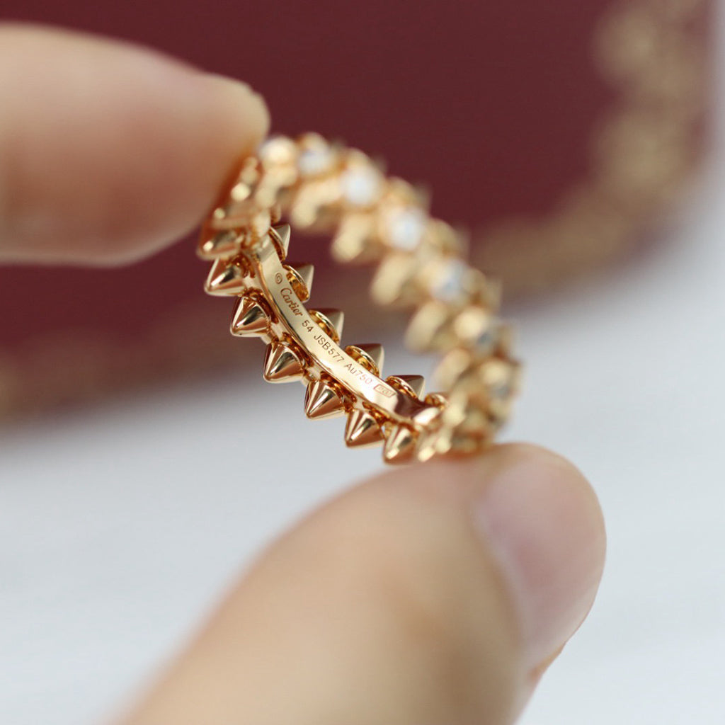 [LUXE JEWELRY] CLASH 6.8MM DIAMOND MEDIUM RING