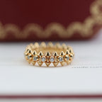 [LUXE JEWELRY] CLASH 6.8MM DIAMOND MEDIUM RING