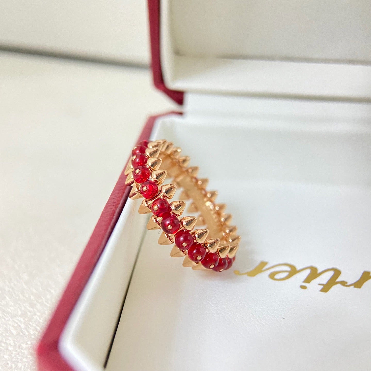 [LUXE JEWELRY] CLASH 7.9MM AGATE CHALCEDONY RING