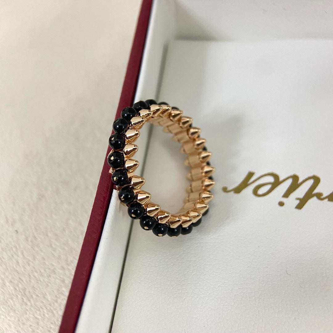 [LUXE JEWELRY] CLASH 7.9MM AGATE CHALCEDONY RING