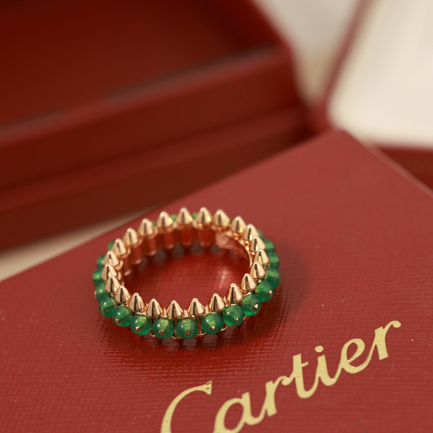 [LUXE JEWELRY] CLASH 7.9MM AGATE CHALCEDONY RING