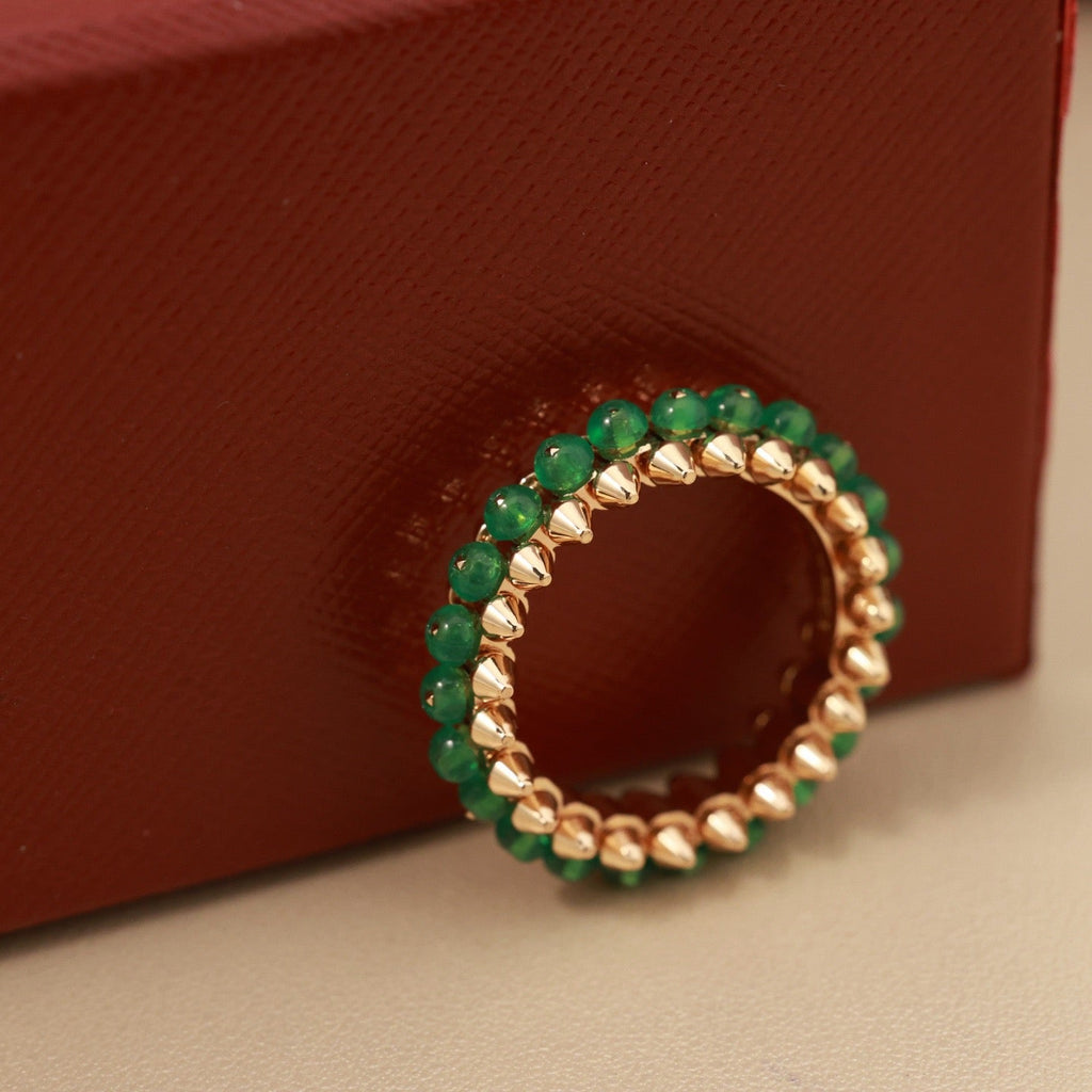 [LUXE JEWELRY] CLASH 7.9MM AGATE CHALCEDONY RING
