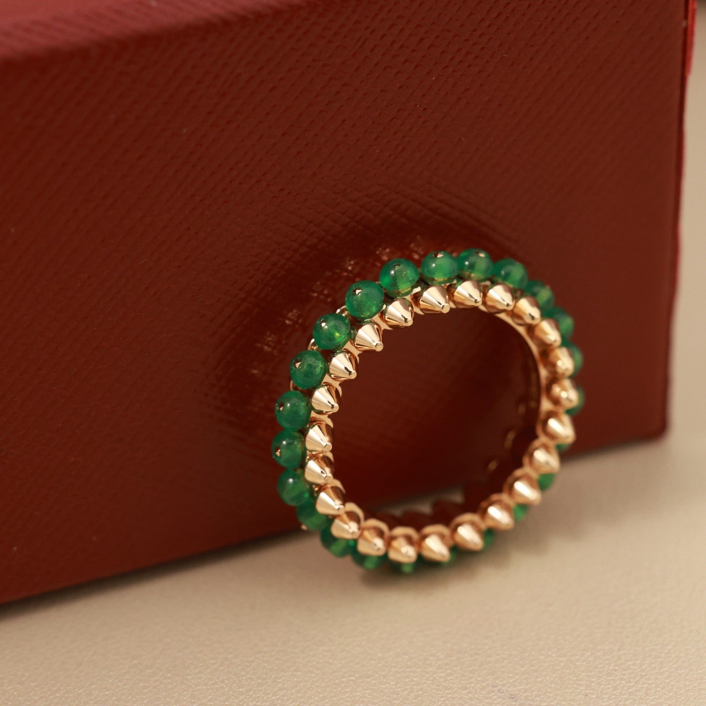 [LUXE JEWELRY] CLASH 7.9MM AGATE CHALCEDONY RING