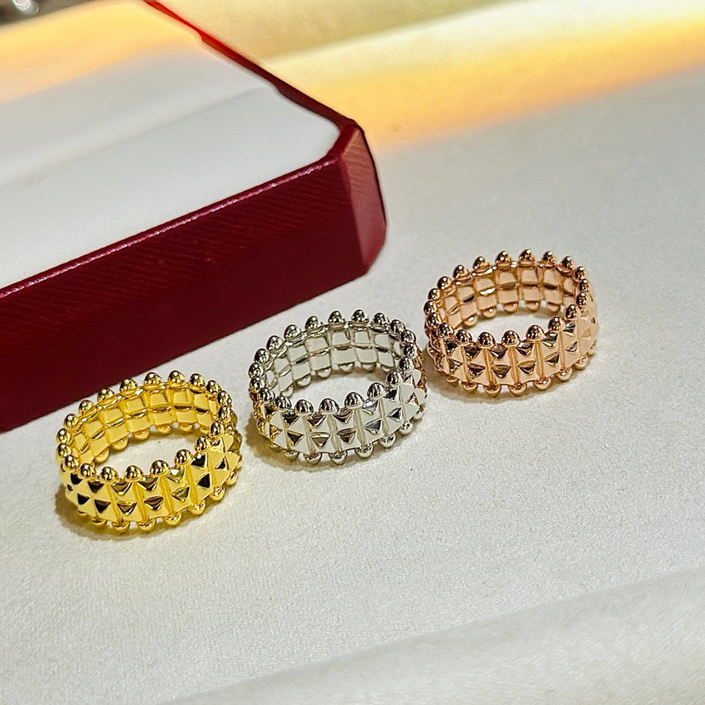 [LUXE JEWELRY] CLASH 9.2MM DOUBLE ROW RING