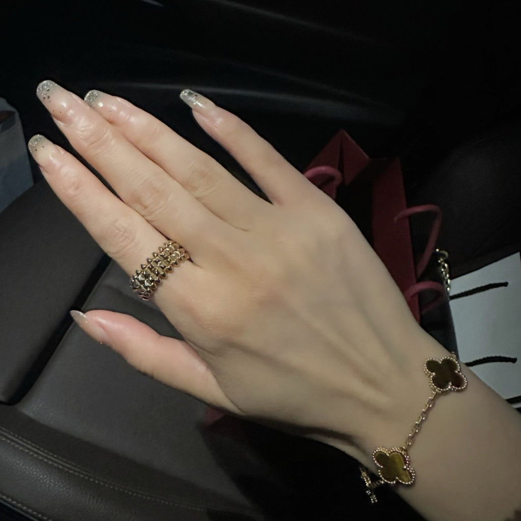 [LUXE JEWELRY] CLASH 9.2MM DOUBLE ROW RING
