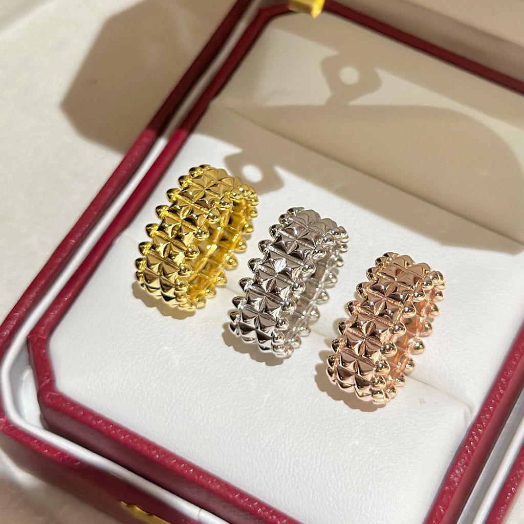 [LUXE JEWELRY] CLASH 9.2MM DOUBLE ROW RING