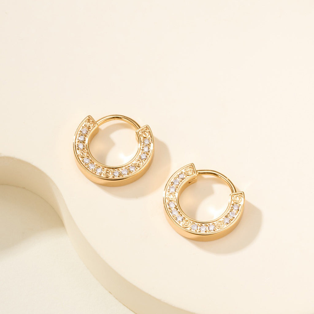 [LUXE JEWELRY] LOVE DIAMOND EARRINGS
