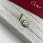 [LUXE JEWELRY] CLASH 7.9MM AGATE CHALCEDONY EARRINGS