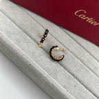 [LUXE JEWELRY] CLASH 7.9MM AGATE CHALCEDONY EARRINGS