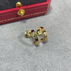 [LUXE JEWELRY] LOVE EARRINGS 2.65 MM NO DIAMOND SMALL